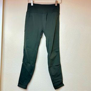 LULULEMON Sz 8 Green Olive 25” Inseam Athletic Leggings Women’s Sz 8